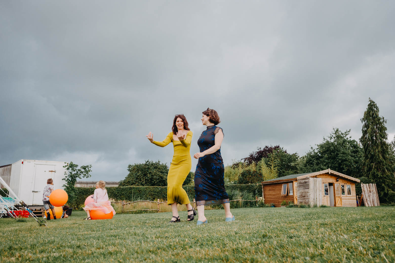 Festival style wedding in Glastonbury - candid wedding photography