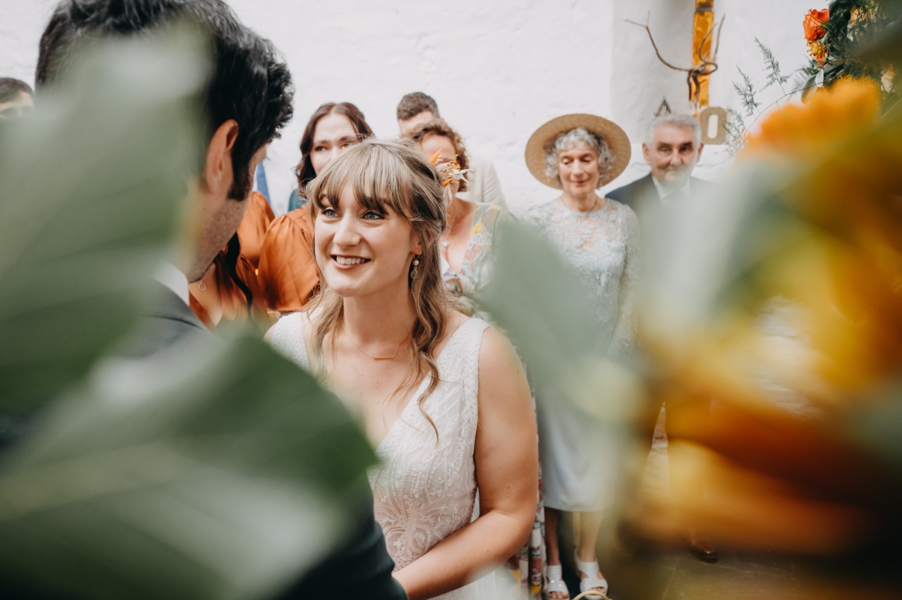 Wedding at Coed - the ceremony