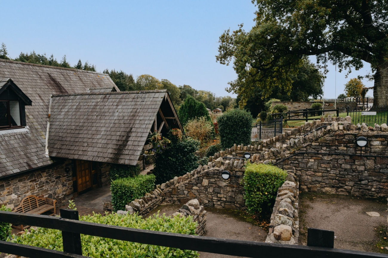 Charming stone cottages at Canada Lodge & Lake, offering a rustic and romantic setting for weddings, nestled in the heart of nature.