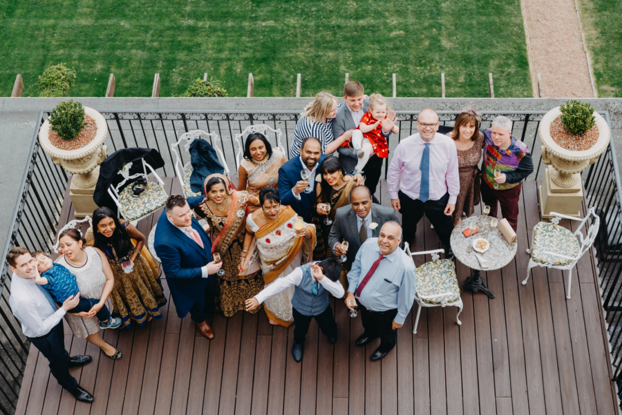 Group picture - micro wedding