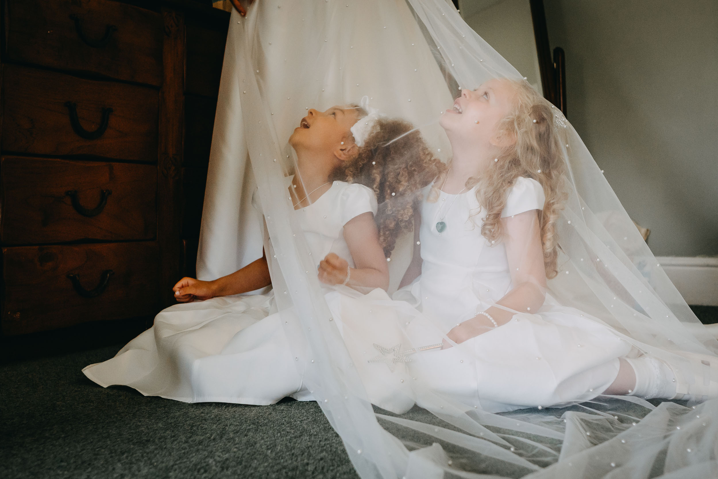 Wedding morning preparations captured by documentary wedding photographer